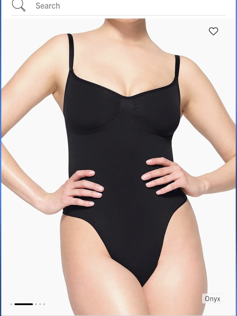 SKIMS Seamless Sculpting haping Bodysuit in Black NWOT